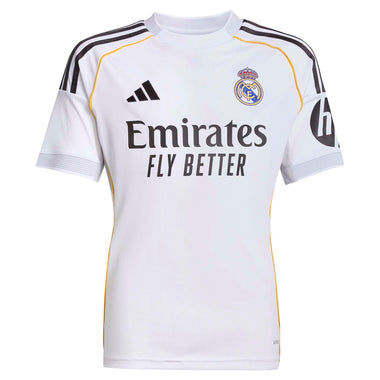 Junior's Real Madrid 2025/26 Home Soccer Jersey