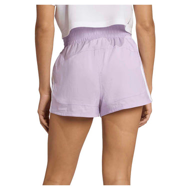 Women's Pacer Training 3-Stripes Woven High Rise 3 Inch Shorts