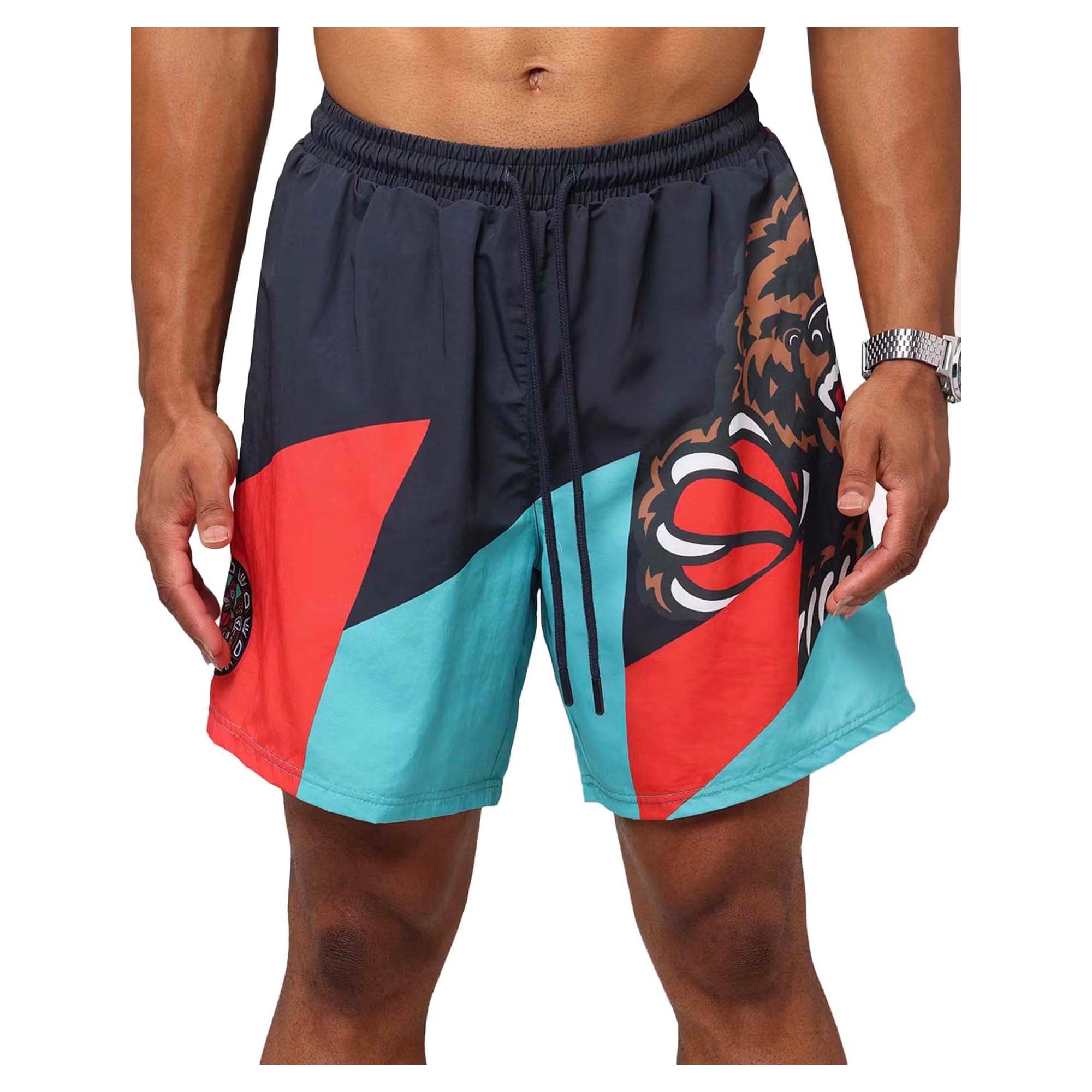 Mitchell And Ness Men's NBA Vancouver Grizzlies Polyester Shorts