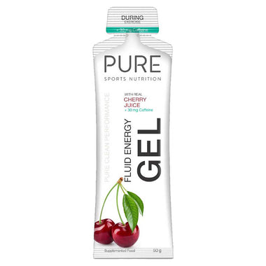 50g Cherry & 30mg Caffeine Fluid Energy Gel