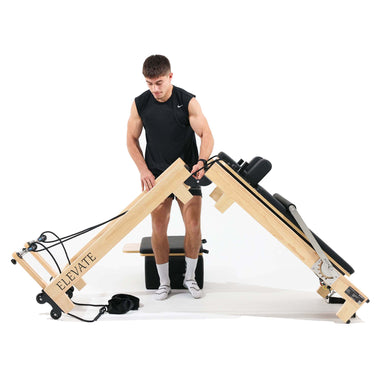 Elevate Oak Pilates Reformer