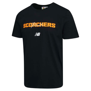 Men's BBL Perth Scorchers 2026 Cricket Black Travel T-Shirt