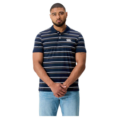 Men's Yarn Dye Stripe Polo