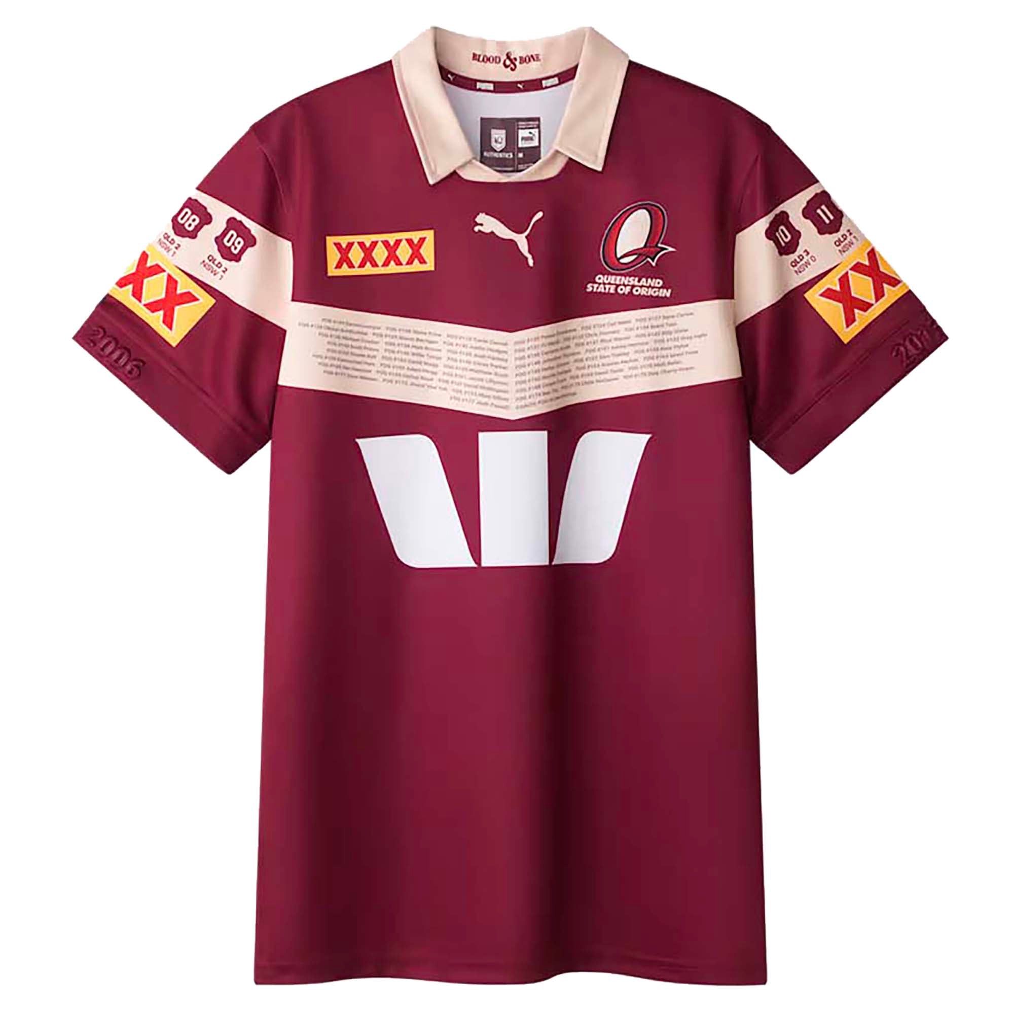 【海外Ｍサイズ】NRL ＱＬＤマルーンズ キャプテンズラン ジャージ Puma Men's State Of Origin Queensland Maroons 2026 Captains Run
