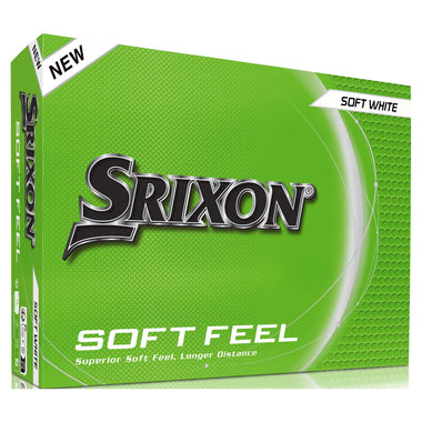 Soft Feel 14 White Golf Balls (12 Pack)