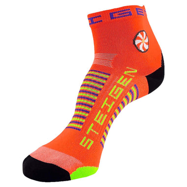 Goldfish Orange 1/4 Running Socks