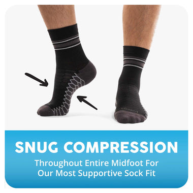 Silver Mini Crew Socks