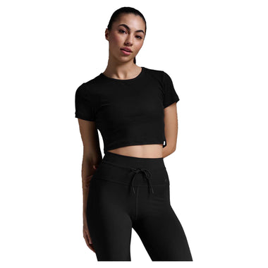 Women's Fluid Modal Rib Crop Tee