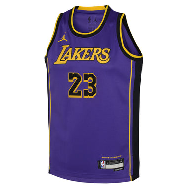 Junior's NBA Los Angeles Lakers Lebron James 2022/23 Statement Swingman Jersey