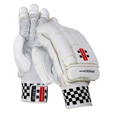 Silver Batting Gloves