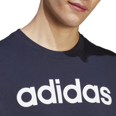 Men's Essentials Single Jersey Linear Embroidered Logo T-Shirt