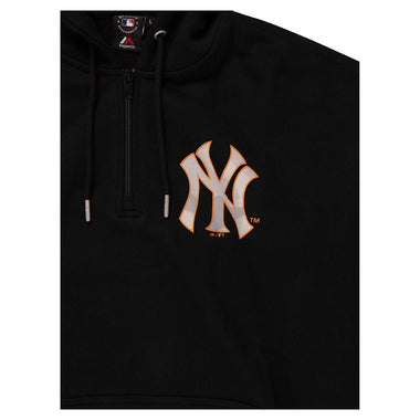 Men's MLB New York Yankees Snow Camo Quarter Zip Hoodie