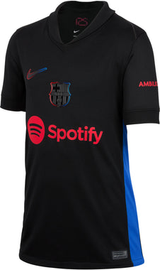 Junior's FC Barcelona 2024/25 Stadium Away Replica Soccer Jersey