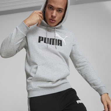 Men's Essentials+ 2 Coloured Big Logo Fleece Hoodie