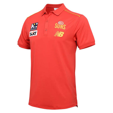 Men's AFL Gold Coast Suns Football Club 2024 Media Polo