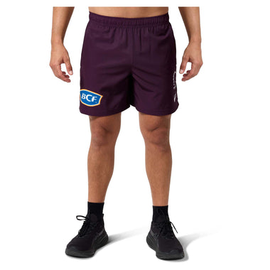 Men's NRL Brisbane Broncos 2025 Replica Training Shorts