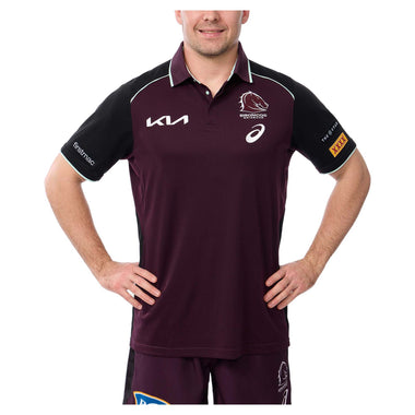 Men's NRL Brisbane Broncos 2025 Training Polo