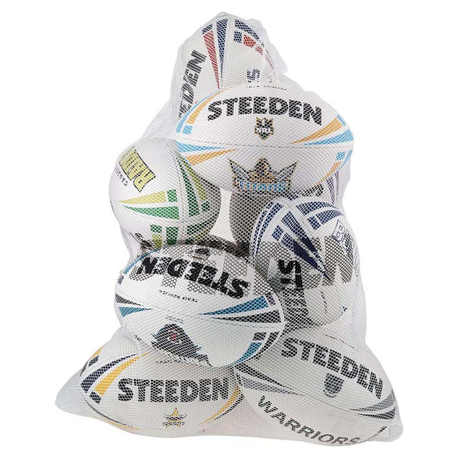 Rugby Balls Gilbert Rugby Ball Team Kit - 10 Balls + Mesh Bag (Size 5) Rugby Ball Size 5