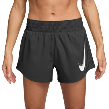 Women's One Swoosh Dri-FIT Mid-Rise Brief-Lined Running Shorts