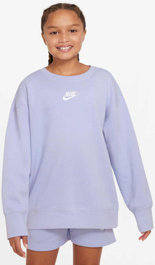 Girl's Sportswear Club Fleece Crew Sweatshirt