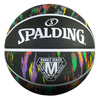 Marble Black & Multi Outdoor Basketball