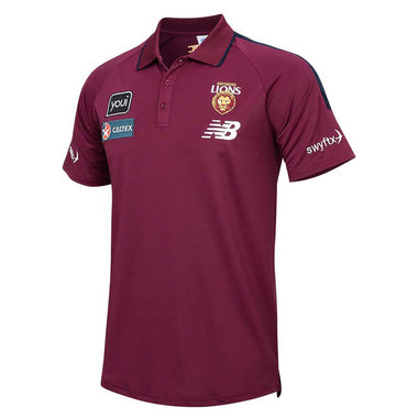 Men's AFL Brisbane Lions Football Club 2024 Retail Media Polo