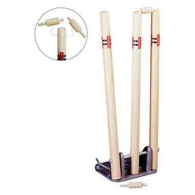 Wooden Spring Return Stumps with String Bails