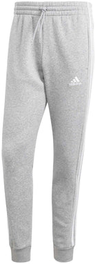 Men's Essentials Fleece 3-Stripes Tapered Cuff Joggers