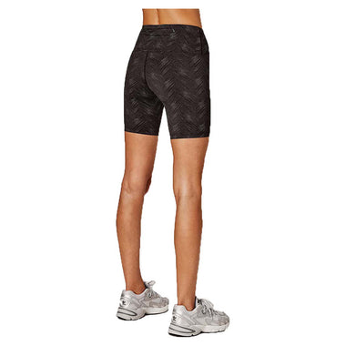 Women's Ab Waisted After Dark Zip 6 Inch Bike Shorts