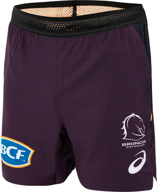 Junior's NRL Brisbane Broncos 2024 Replica Training Shorts