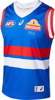 Men's AFL Western Bulldogs Football Club 2024 Replica Home Jersey