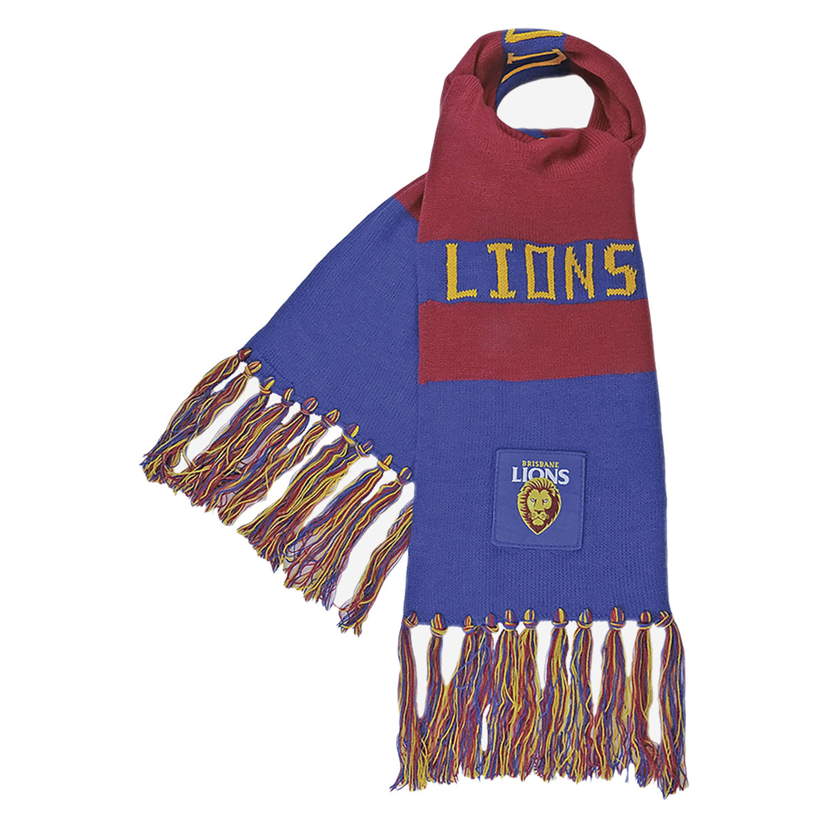 Burley Sekem Adult's AFL Brisbane Lions Bar Scarf