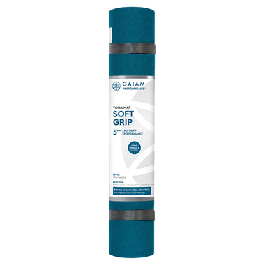 Performance Soft Grip 5mm Teal Yoga Mat