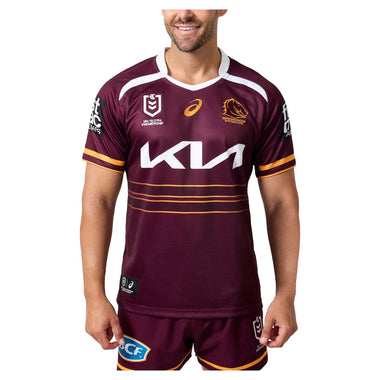 Men's NRL Brisbane Broncos 2025 Replica Home Jersey