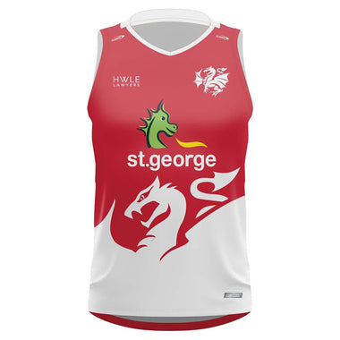 Men's NRL St. George Illawarra Dragons 2024 Training Singlet