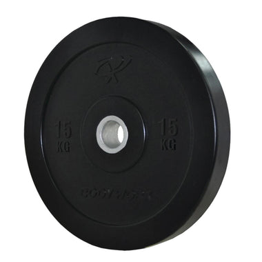 15Kg Black Bumper Weight Plate