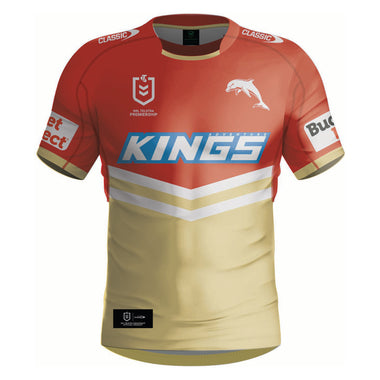 Men's NRL Dolphins 2024 Retail Home Jersey