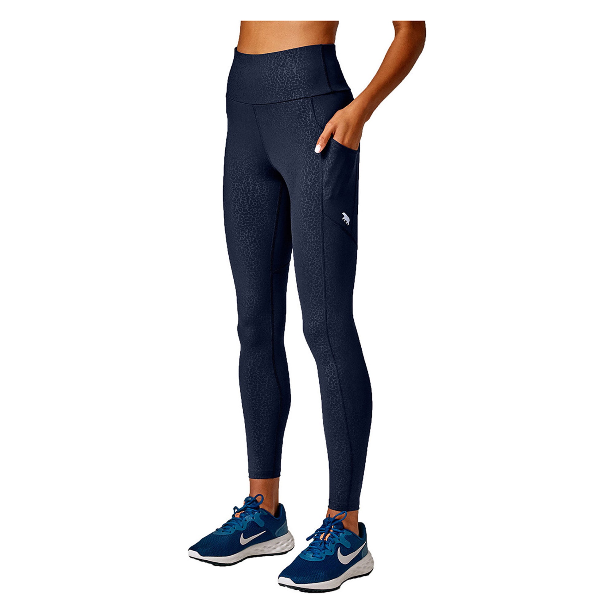 Running Bare Women's Ab Waisted All Star 28 Inch Tights