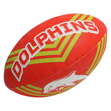 NRL Dolphins 2023 Supporter Rugby Ball (11 Inch)