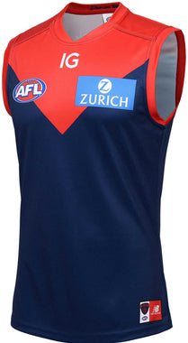 Men's AFL Melbourne Demons Football Club 2023 Retail Home Jersey