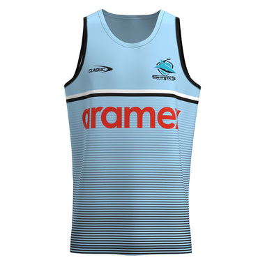 Men's NRL Cronulla Sharks 2023 Training Singlet