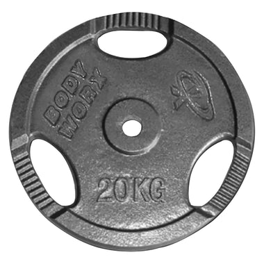 20kg Standard 3 Hole Ezy Grip Weight Plate