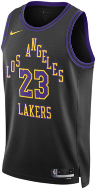 Men's Los Angeles Lakers LeBron James 2023/24 City Edition Swingman Jersey