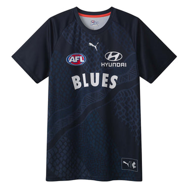 Men's AFL Carlton Blues Football Club 2024 Replica Warm Up Top