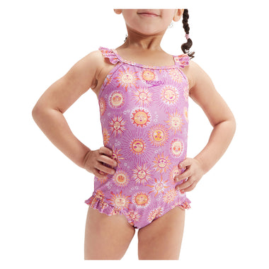 Toddler Girl's Digital Allover Thinstrap One Piece
