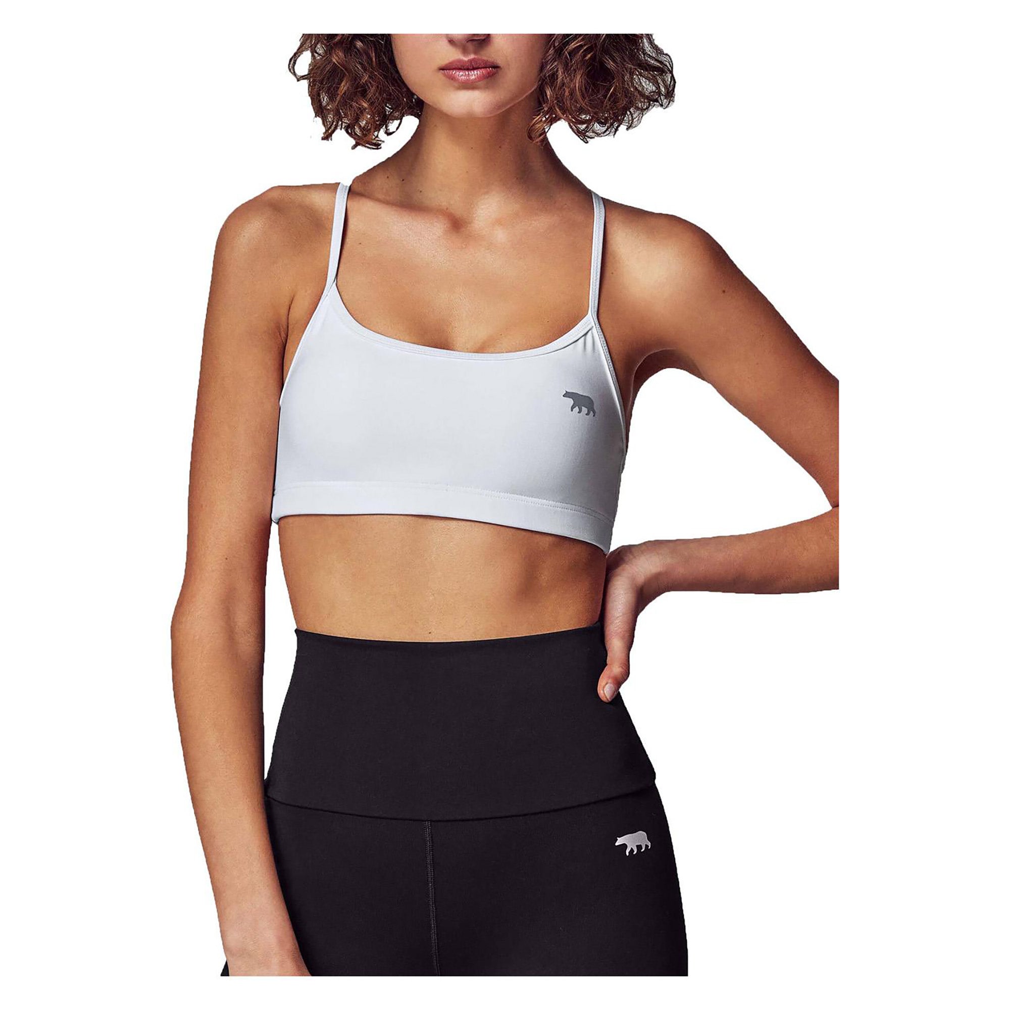❤️❤️ Women's RUNNING BARE Brand Size 8 Print Sports Bra Crop Top ❤️❤️
