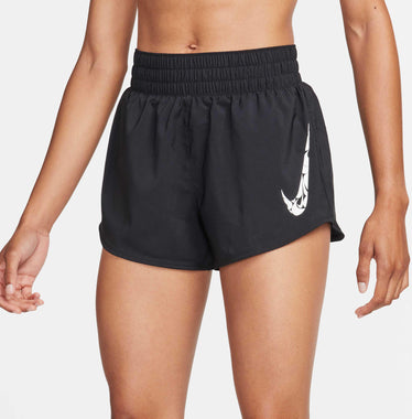 Women's One Swoosh Running Mid-Rise Brief-Lined Shorts