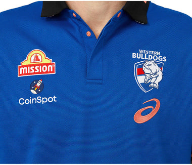 Men's AFL Western Bulldogs Football Club 2023 Media Polo