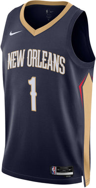 Men's NBA New Orleans Pelicans Zion Williamson 2022/23 Icon Edition Swingman Jersey