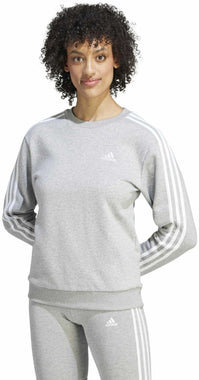 Women's Essentials 3-Stripes Fleece Sweatshirt